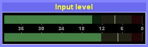 Big VU meters with peakhold